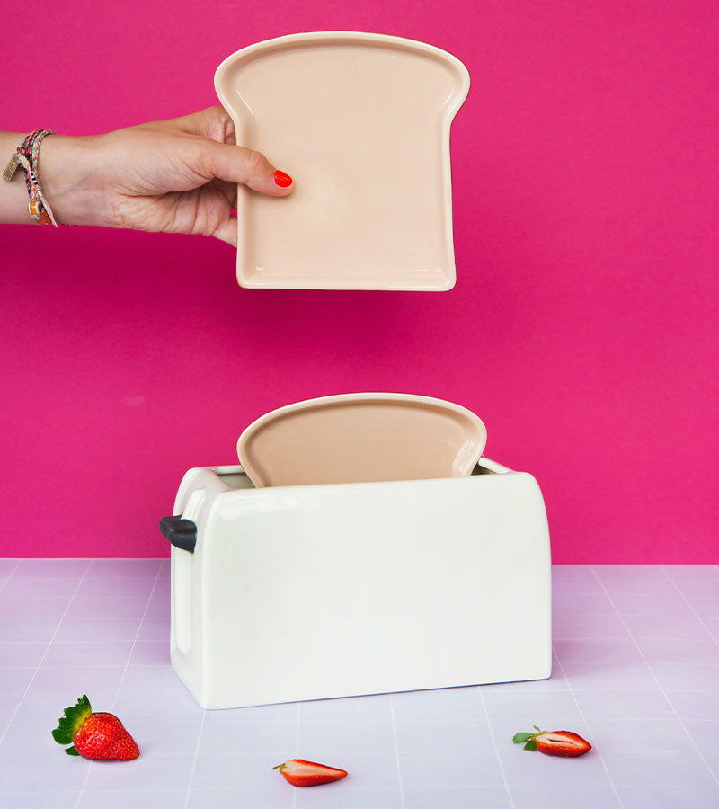 Set di due piatti per toast
