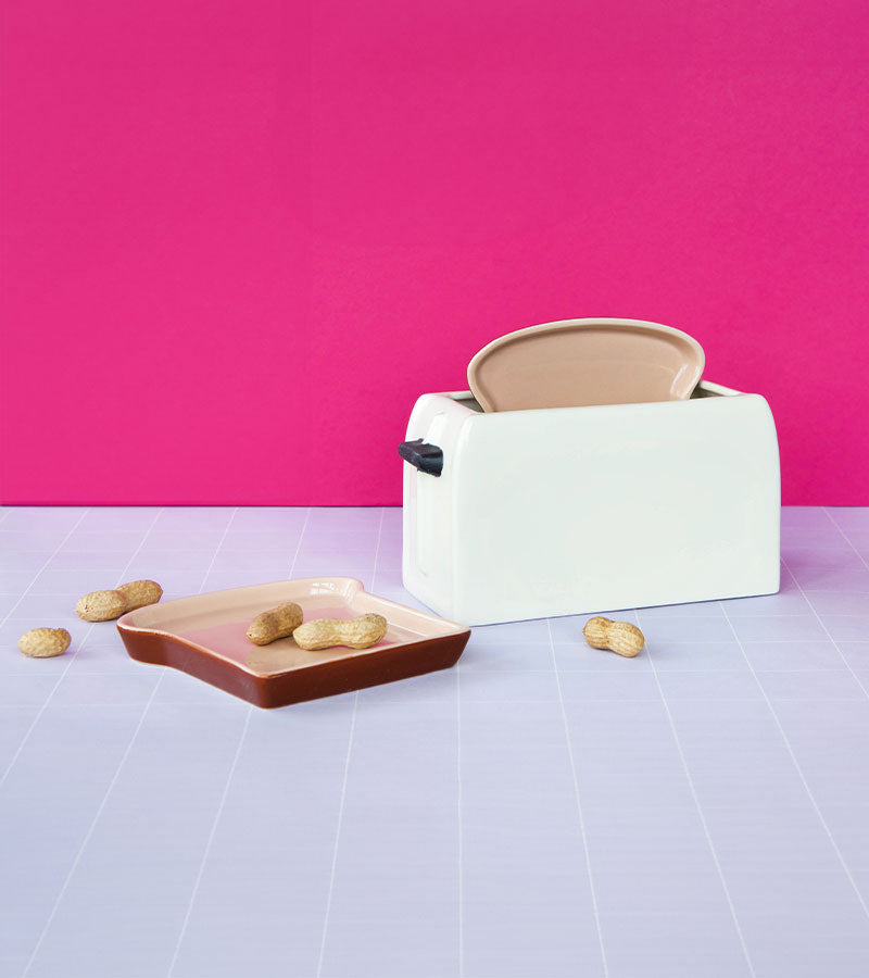 Set de deux assiettes toast