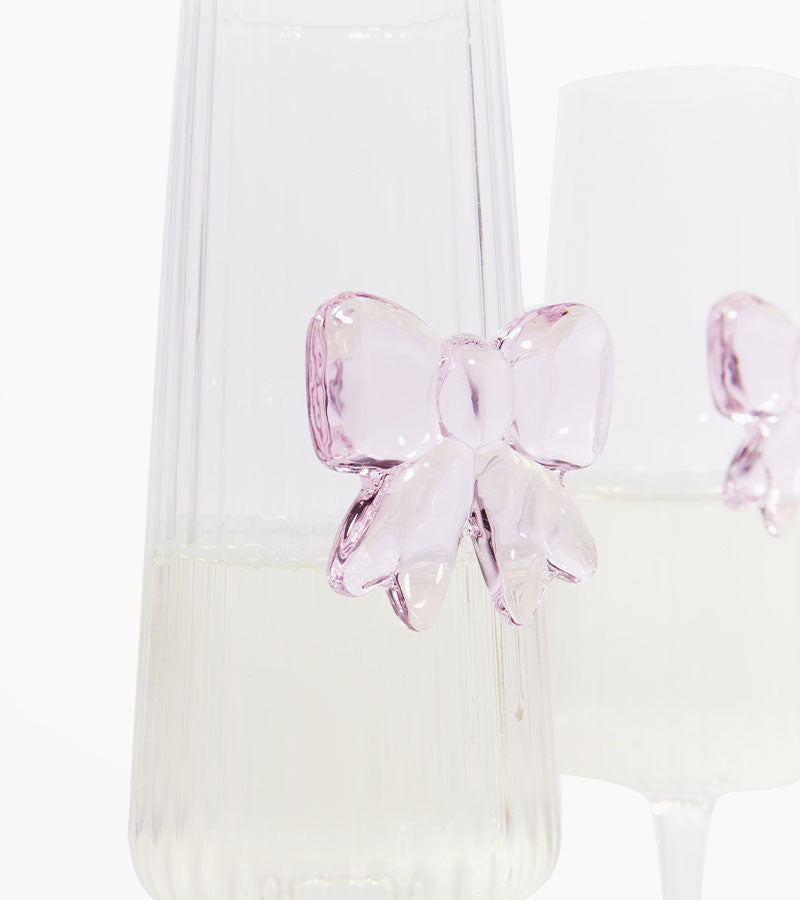 Coffret de deux flûtes à pétillant noeud