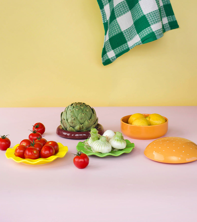 Set di piatti hamburger