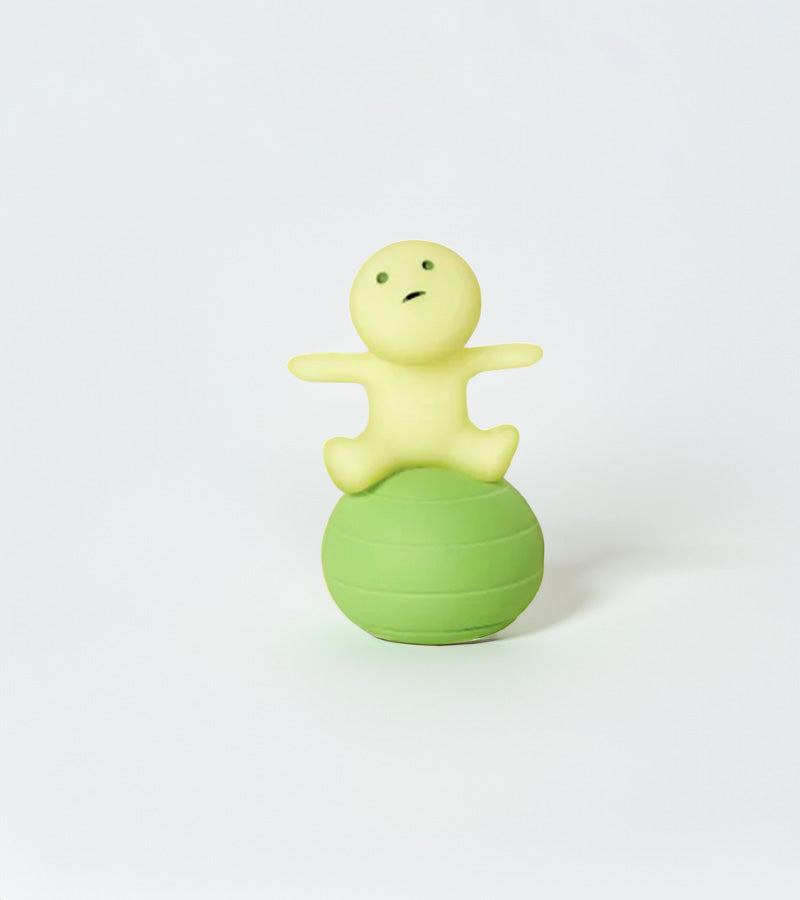 Figurine fluorescente Smiski - série Exercising 