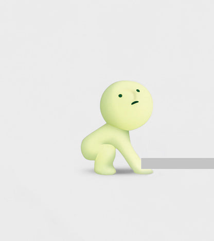 Figurine fluorescente Smiski - série Living 