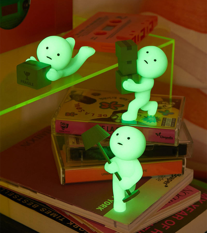 Figurine fluorescente Smiski - série Moving 