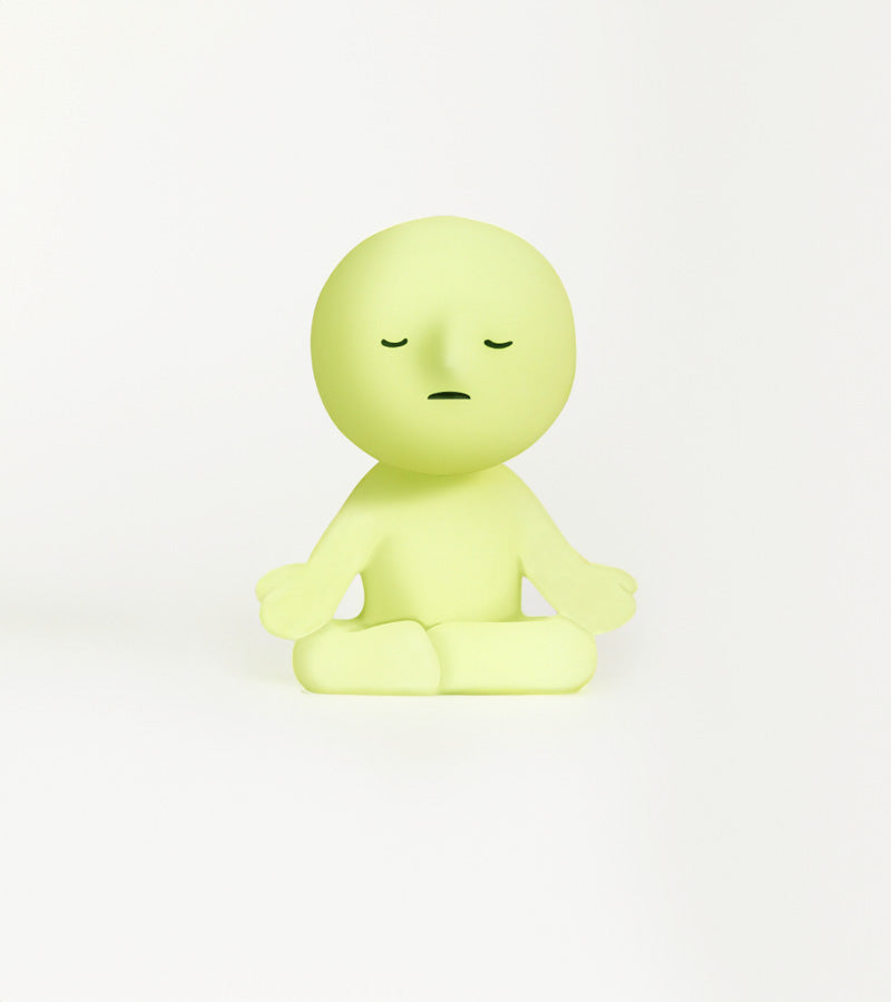Figurine fluorescente Smiski - série Yoga 