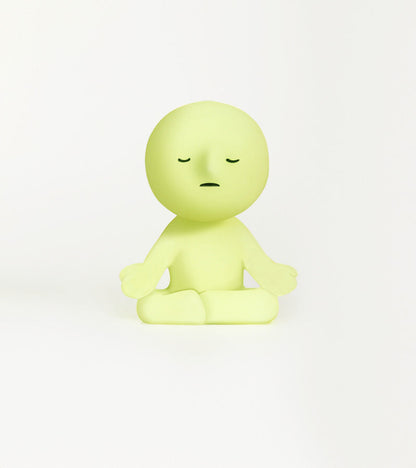 Figurine fluorescente Smiski - série Yoga 