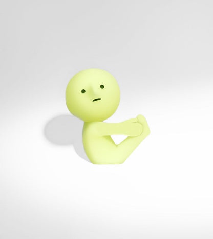 Figurine fluorescente Smiski - série Yoga 