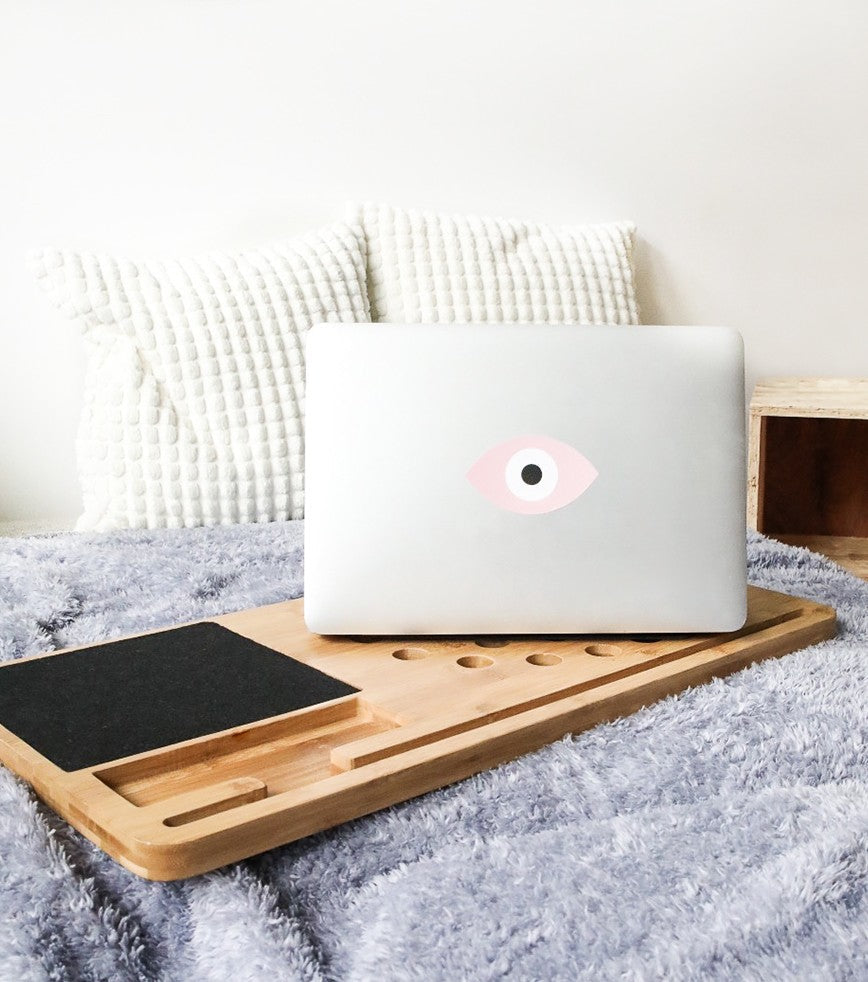 Support en bois pour ordinateur 