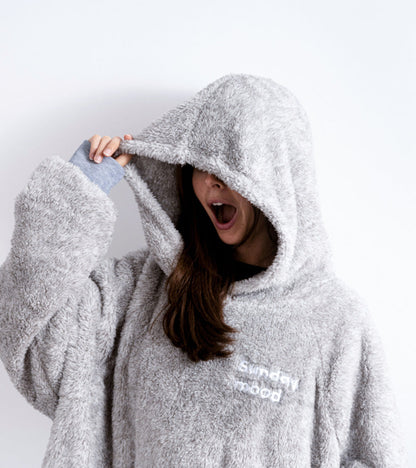 Sweat plaid en polaire Sunday mood  L'expressionist