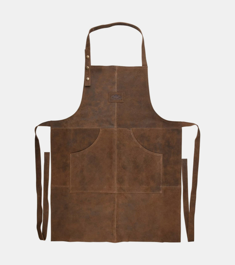 Grembiule da barbecue in pelle