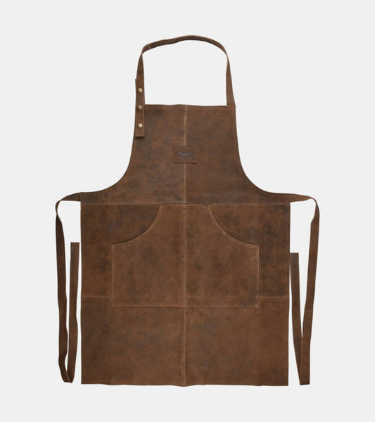 Grembiule da barbecue in pelle
