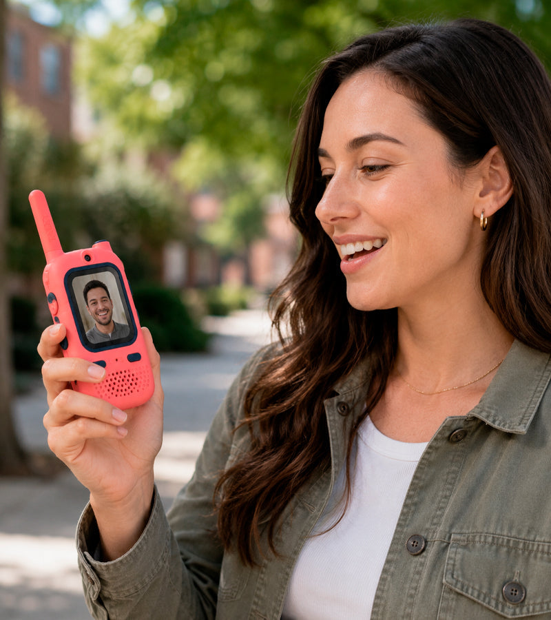 Walkie-talkie con videocamera