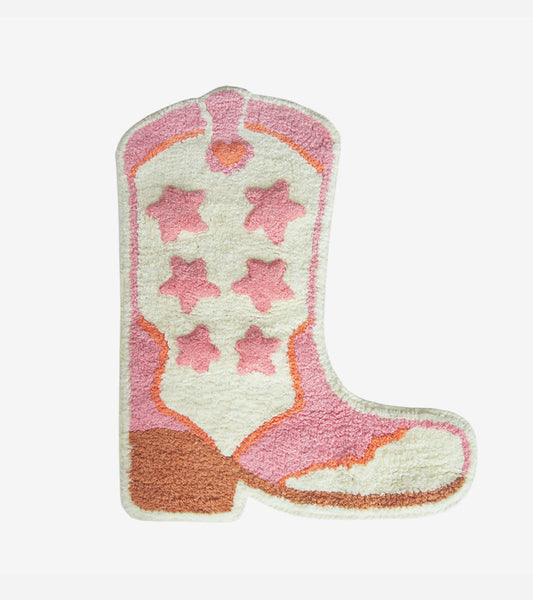 Tappeto western stivale da cowboy