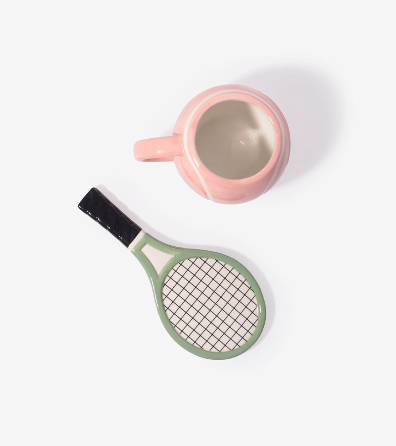Tazza e piattino tennis