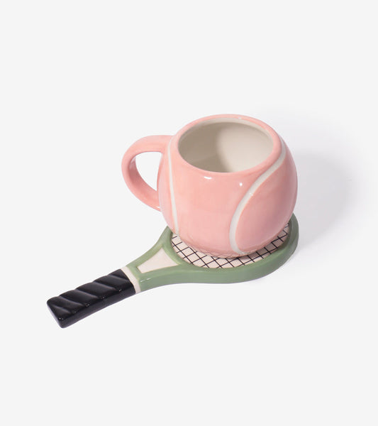 Tazza e piattino tennis