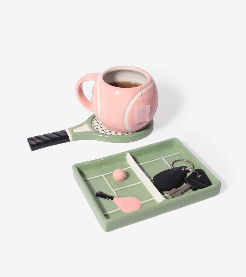 Tazza e piattino tennis
