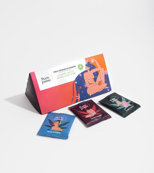 Thé en dosettes au CBD  Marie Janine