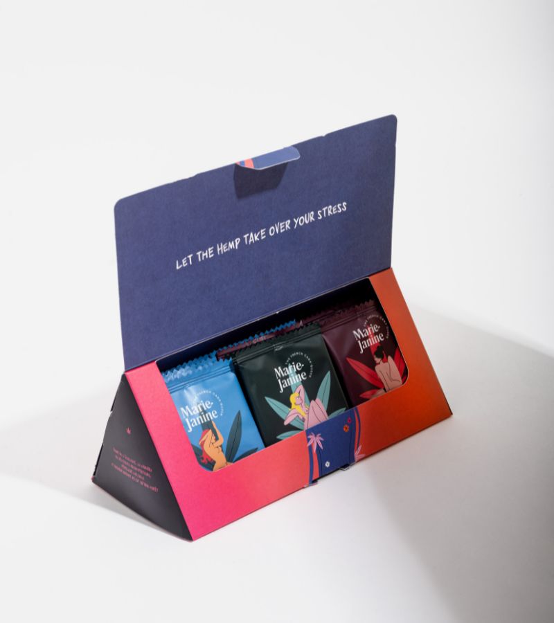 Thé en dosettes au CBD  Marie Janine