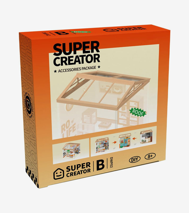 Tetto di un supermercato in miniatura fai da te