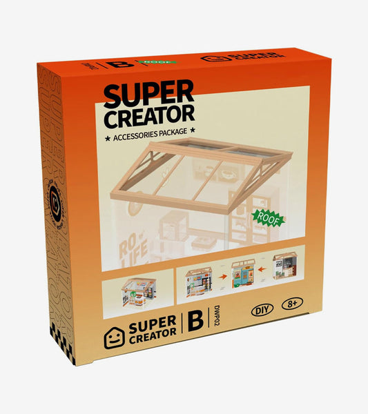 Tetto di un supermercato in miniatura fai da te