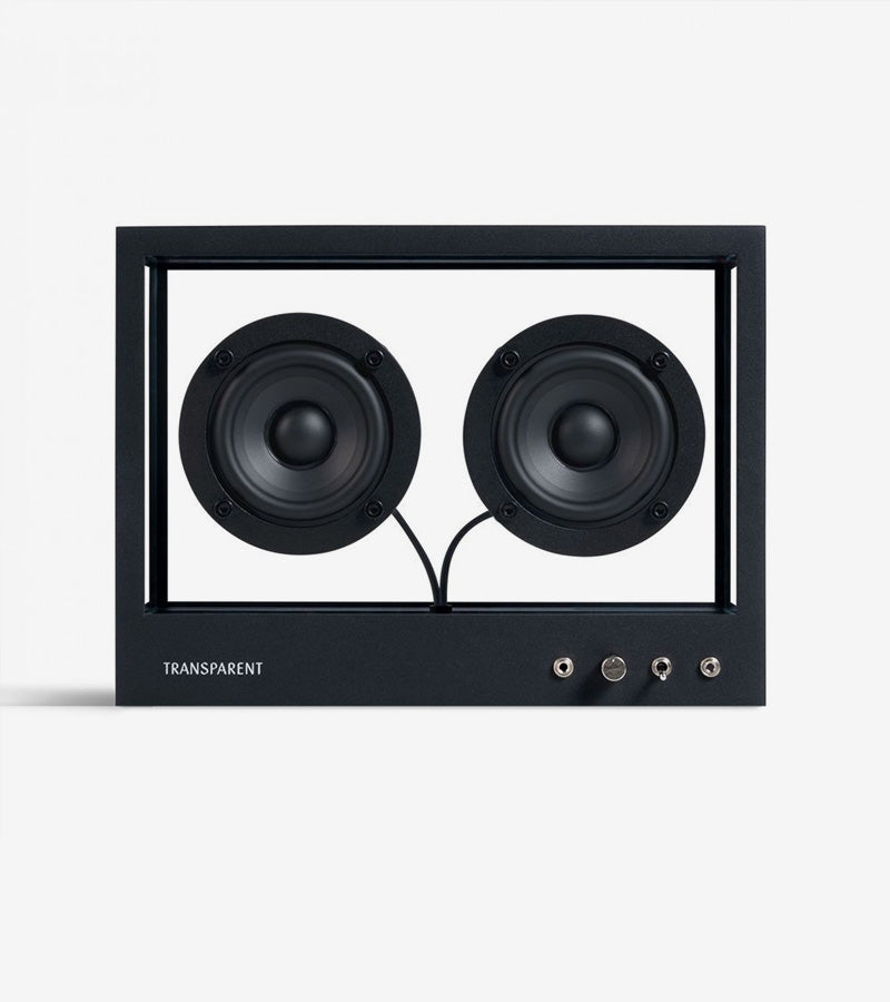 Cassa con speaker trasparente - Piccola