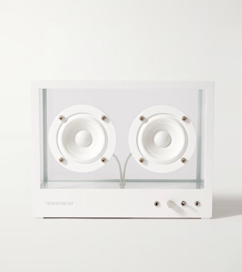 Cassa con speaker trasparente - Piccola