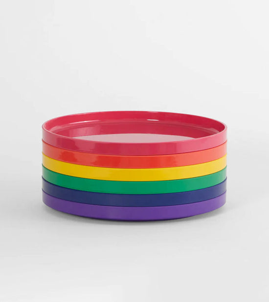 Vaisselle Max, set de 6 assiettes rainbow - Heller