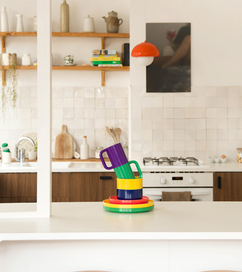 Set di 6 piatti rainbow Vaisselle Max - Heller