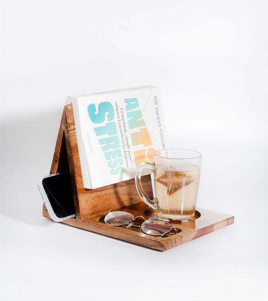 Valet de lecture en bois