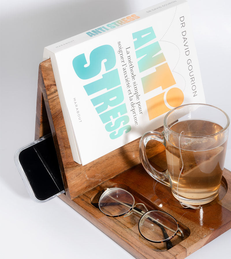 Valet de lecture en bois