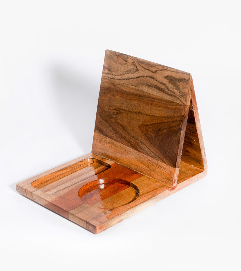 Valet de lecture en bois