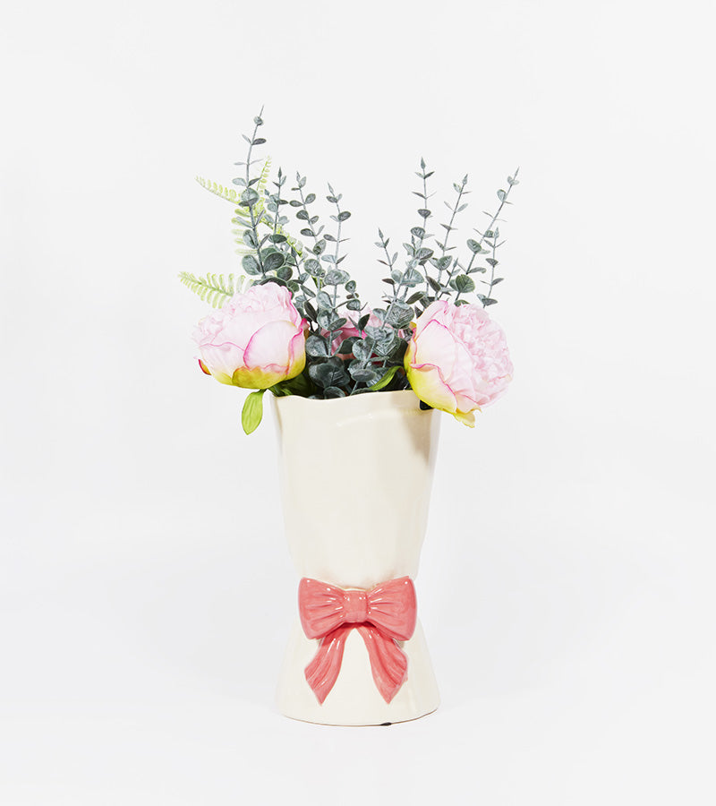 Vaso Bouquet con fiocco