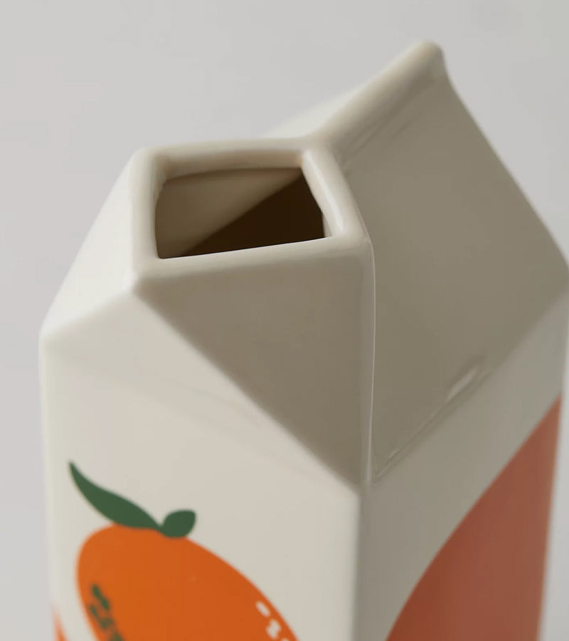 Vase brique de jus d'orange  Ban.do