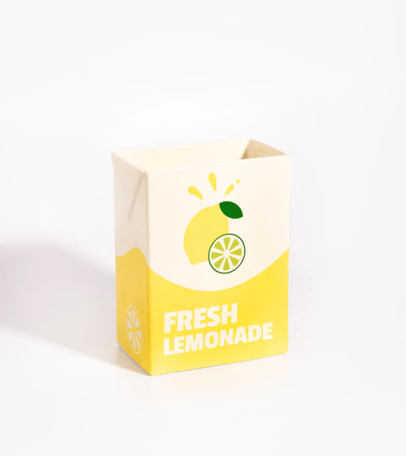 Vaso mattoncino di limonata