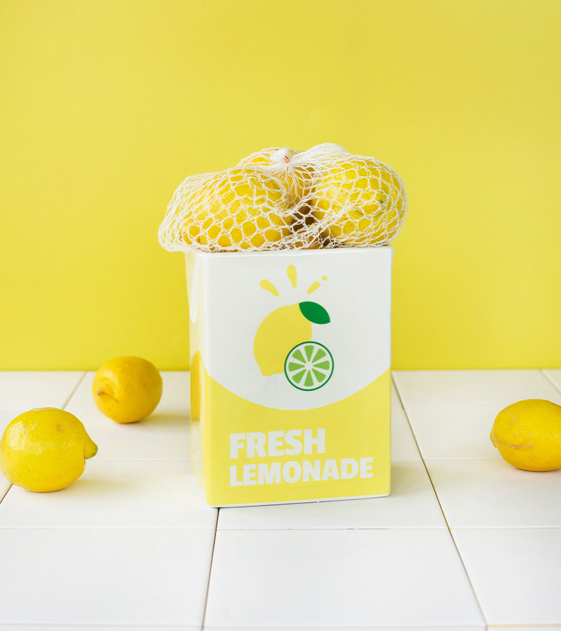 Vaso mattoncino di limonata