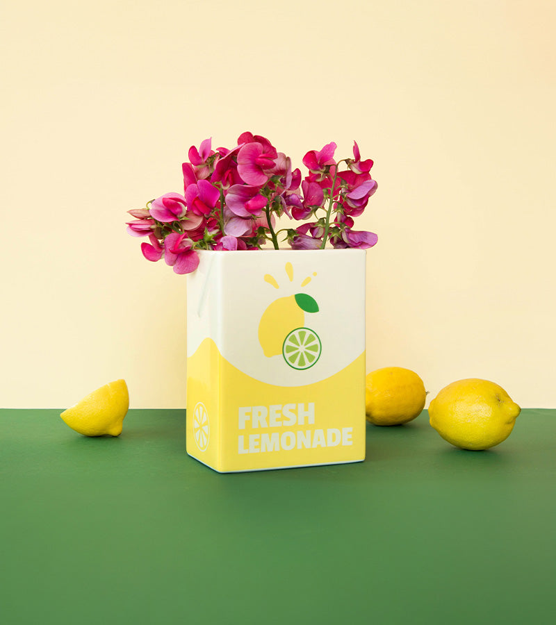 Vaso mattoncino di limonata