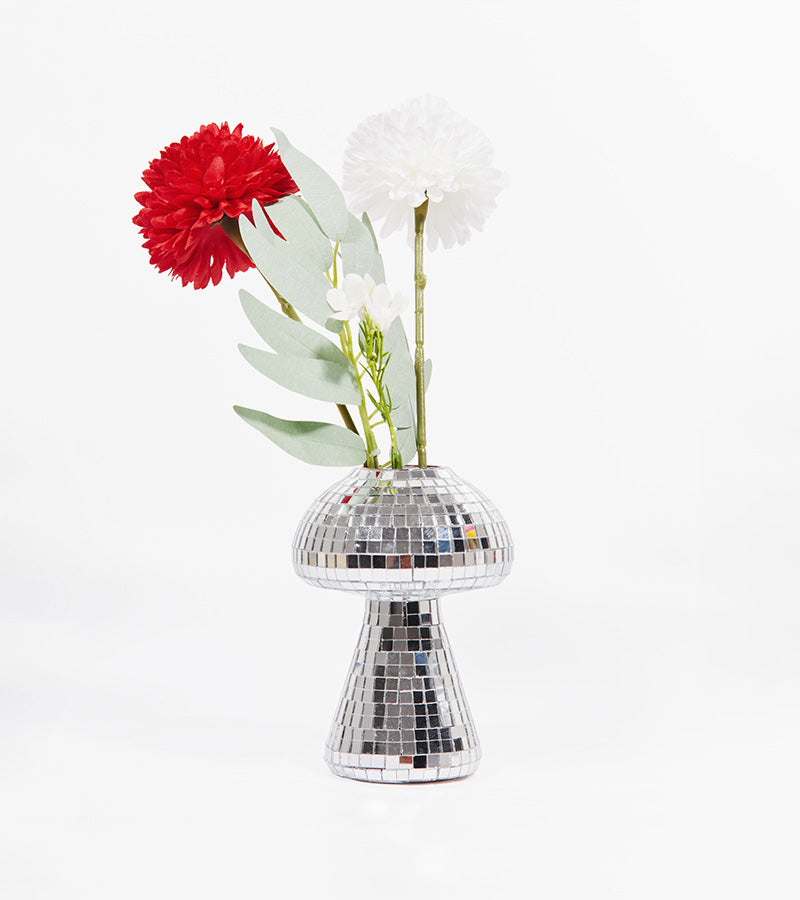 Vase champignon disco
