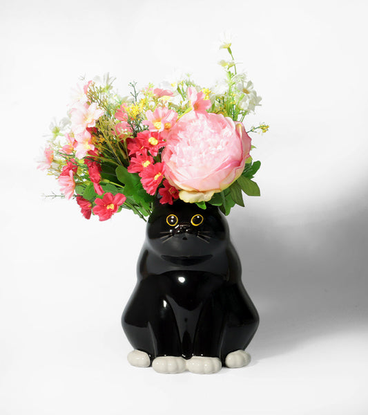 Vaso gatto cicciotto
