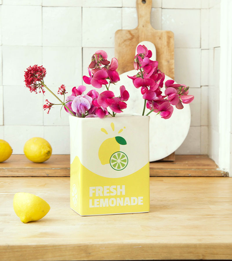 Vaso Brick di limonata