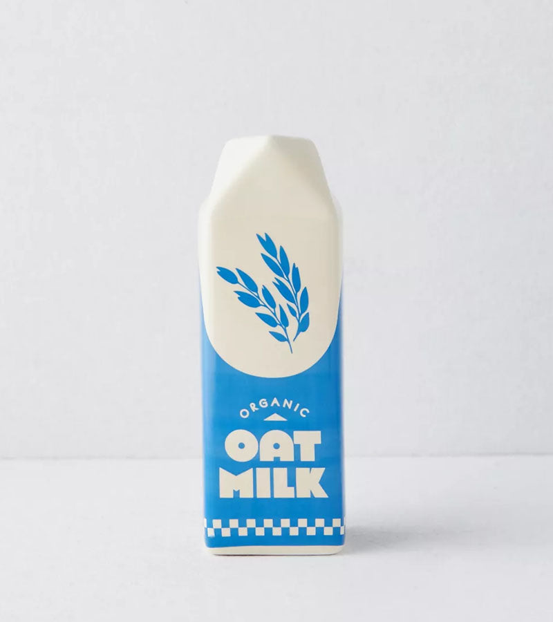 Vaso cartone di latte d'avena