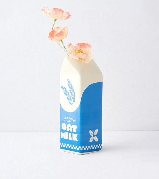 Vaso in mattoni di latte d'avena