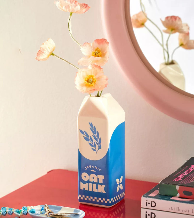 Vaso cartone di latte d'avena