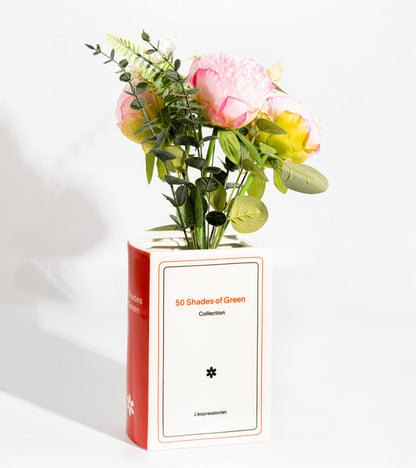 Vase livre "50 shades of green"