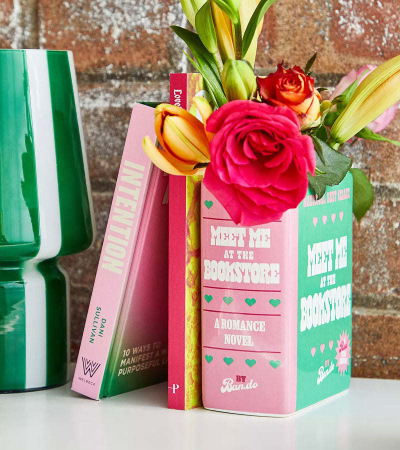 Vaso libro "Meet Me At The Bookstore"