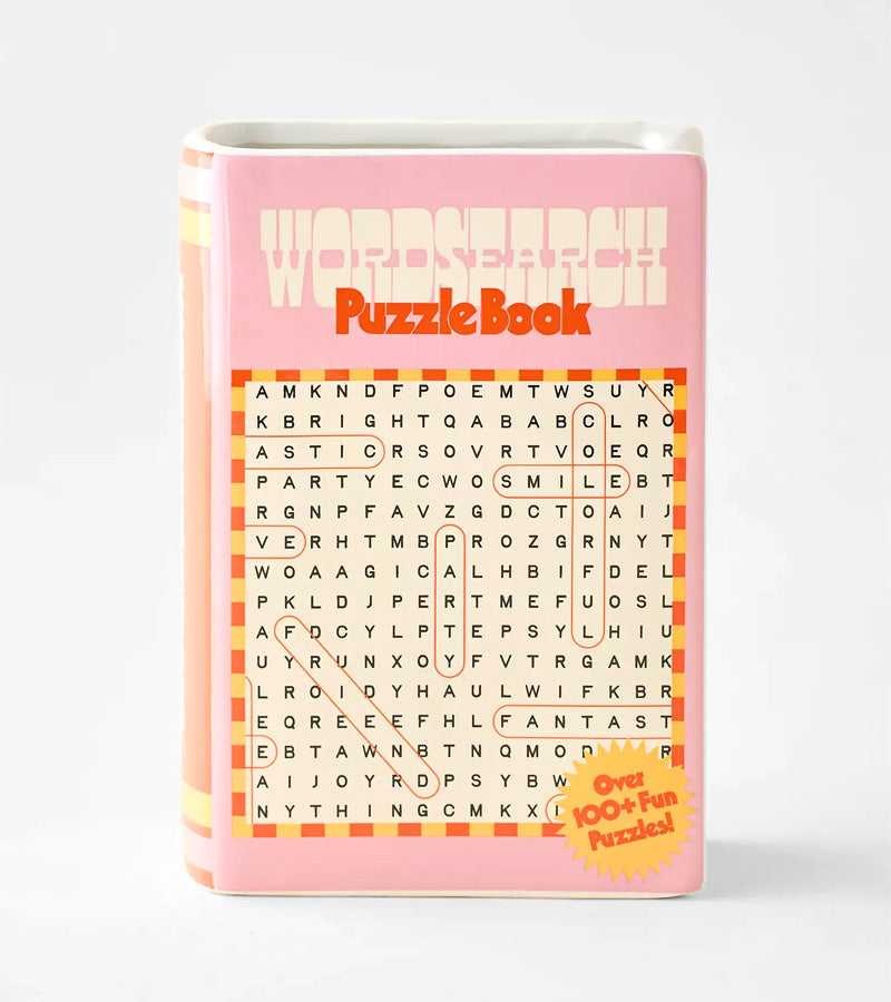 Vaso libro parole intrecciate