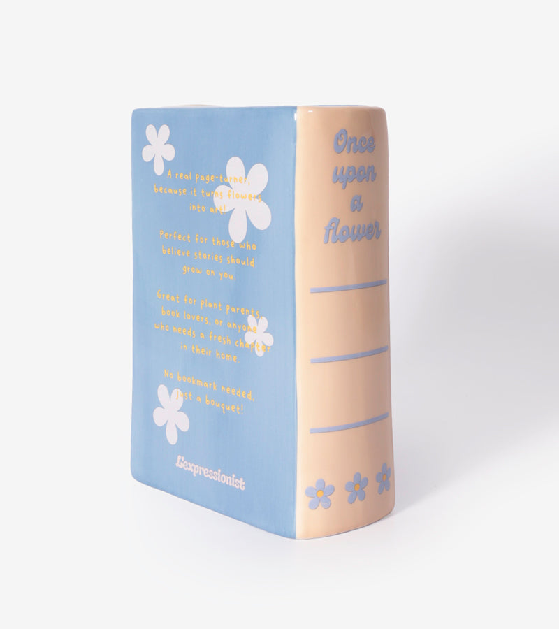 Vaso libro - Once upon a flower