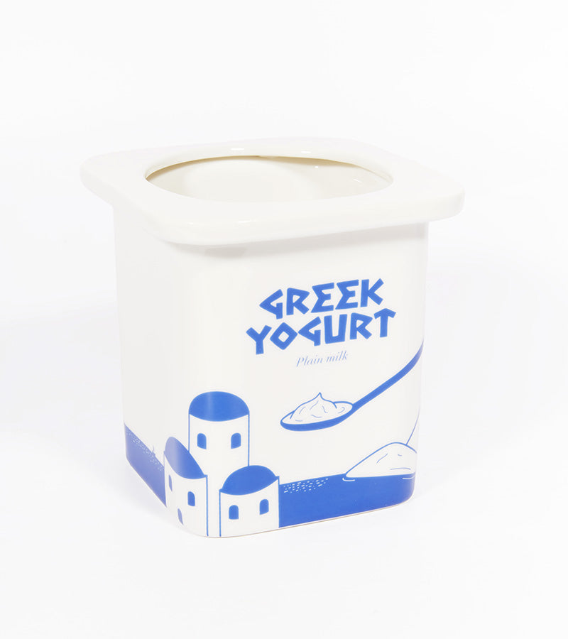 Vase / pot yaourt grec