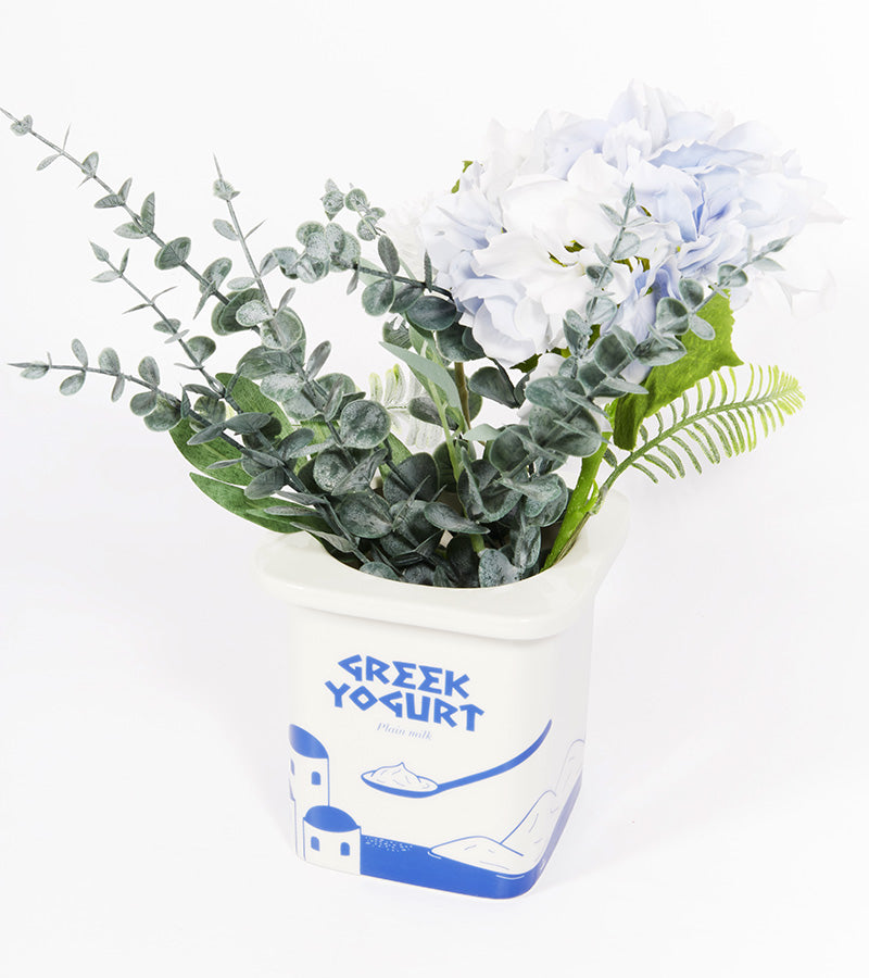 Vase / pot yaourt grec