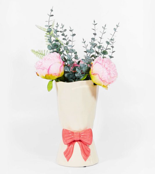 Vaso Bouquet con fiocco