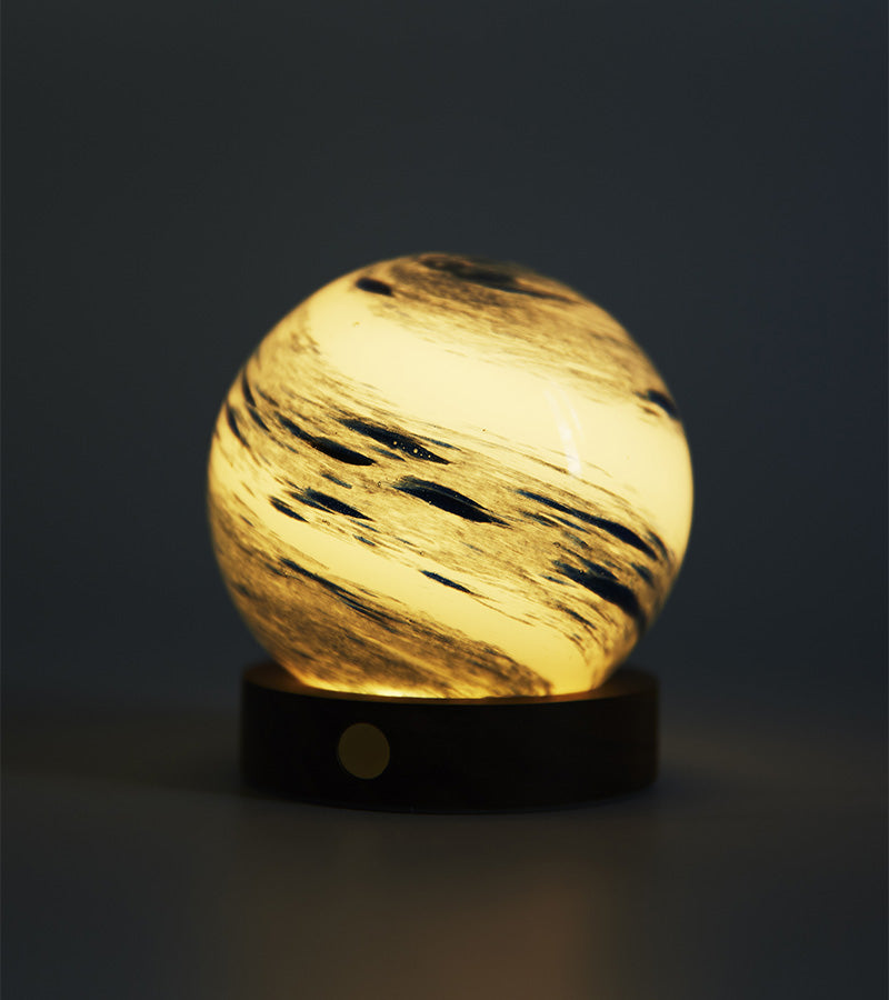 Veilleuse astrale en verre