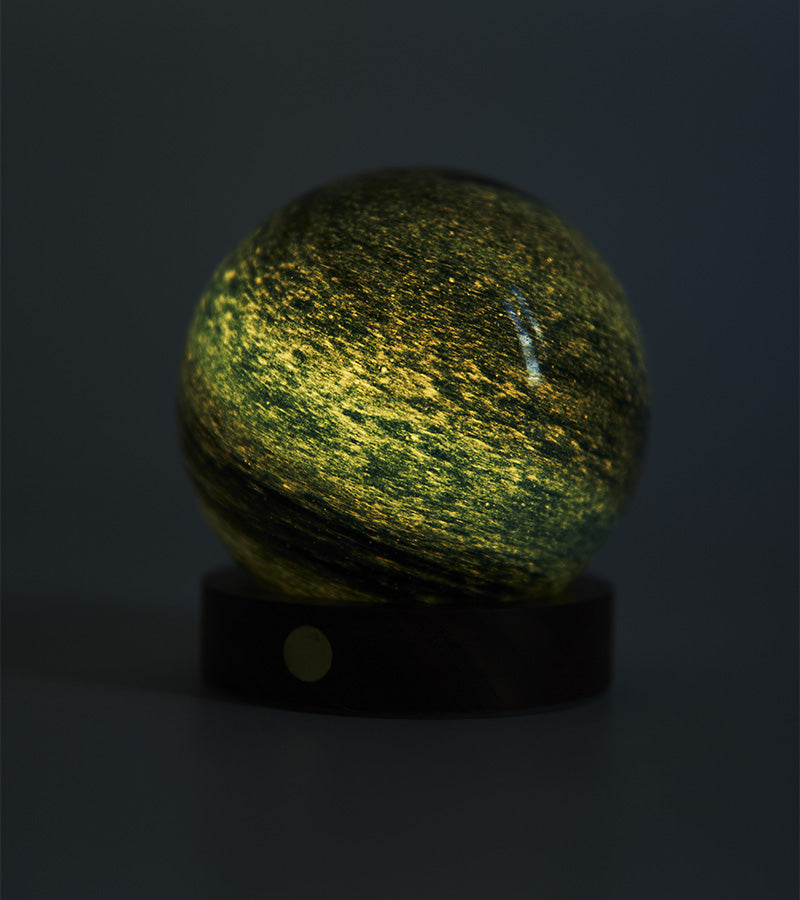 Veilleuse astrale en verre